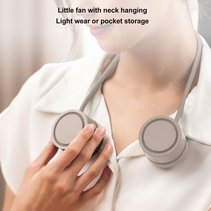 Portable Neck Fan Multifunctional 3 Levels Adjustable 360 Degree Silent