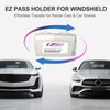 FLLIK EZ Pass Holder for Windshield, Transponder Holder for Car,