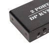 DisplayPort KVM Switch 2 Ports 4K 60Hz Dual Mode Aluminum