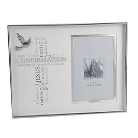 Juliana Nickel Plated Photo Frame 4" x 6" Confirmation