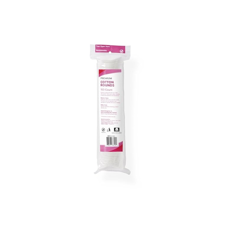 Simply Soft - Redondas de algodón de alta calidad, 100%