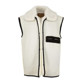 Outback Trading Company Unisex 2008 Wool Button-In Insulated Warm Liner Vest for Oilskin Jackets and Dusters, Natural, Medium