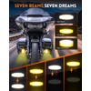 Motorcycle Fog Lights LED 60W 20000LM Auxiliary Driving Light -