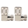 2PCS N Male to N Female Elbow Adapter RF Coaxial