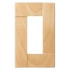 sugatune工業 Switch Wallplate, Premium Wood Sq Series Natural Wood (meziro