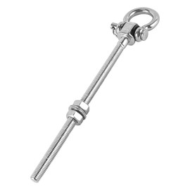 WANGCL 304 Stainless Steel Swing Hook M10x170mm Heavy Duty Hooks For Yoga Hangers Hammocks Sandbags Wooden And Steel Beams (2 Pieces)