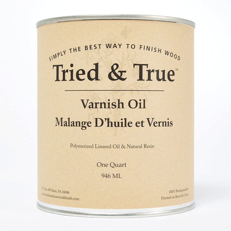 Tried & True Superior Varnish Oil Wood Finish, Quart -