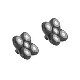 Roziapro Replacement Shaver Head Blade Cutters 5D Floating Shaving Waterproof Electric Razor (Gray Pack 2)