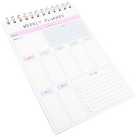 MAGICLULU Portable Weekly Planner Notepad Tear-Off Memo Organizer Desk Planner for Easy Scheduling Simple Design for Students and Home Use