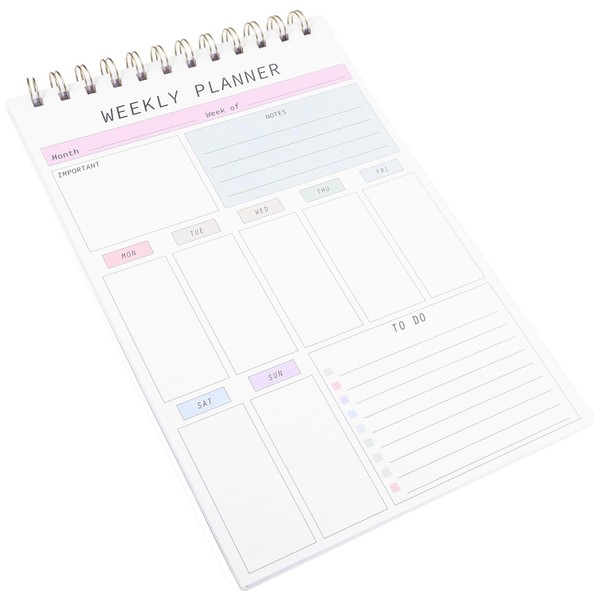 MAGICLULU Portable Weekly Planner Notepad Tear-Off Memo Organizer Desk Planner
