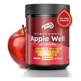 Vinagre De Sidra De Manzana Con Vitamina D3 Y Zinc Apple Well Bpn Pro 90 Cápsulas Apoyo Digestivo, Refuerzo Inmunológico Y Salud Integral Con Ingredientes Naturales De Alta Calidad