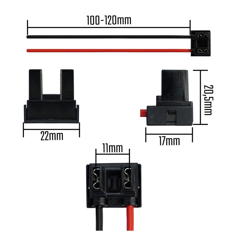 L & P Car Design 1 x H7 lamp socket
