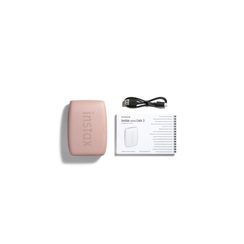 INSTAX Mini Link 3 Smartphone Photo Printer, Rose Pink