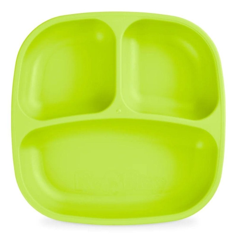 Re-Play Divided Plate Single, Yellow
