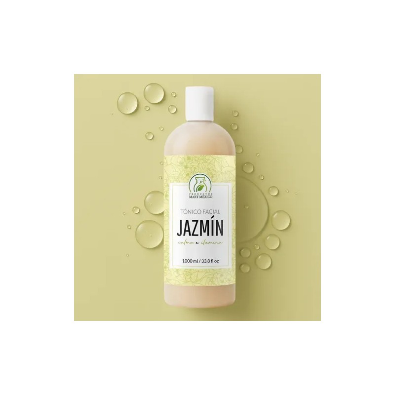 Tónico jazmín 1 L, aroma relajante e hidratación continua para