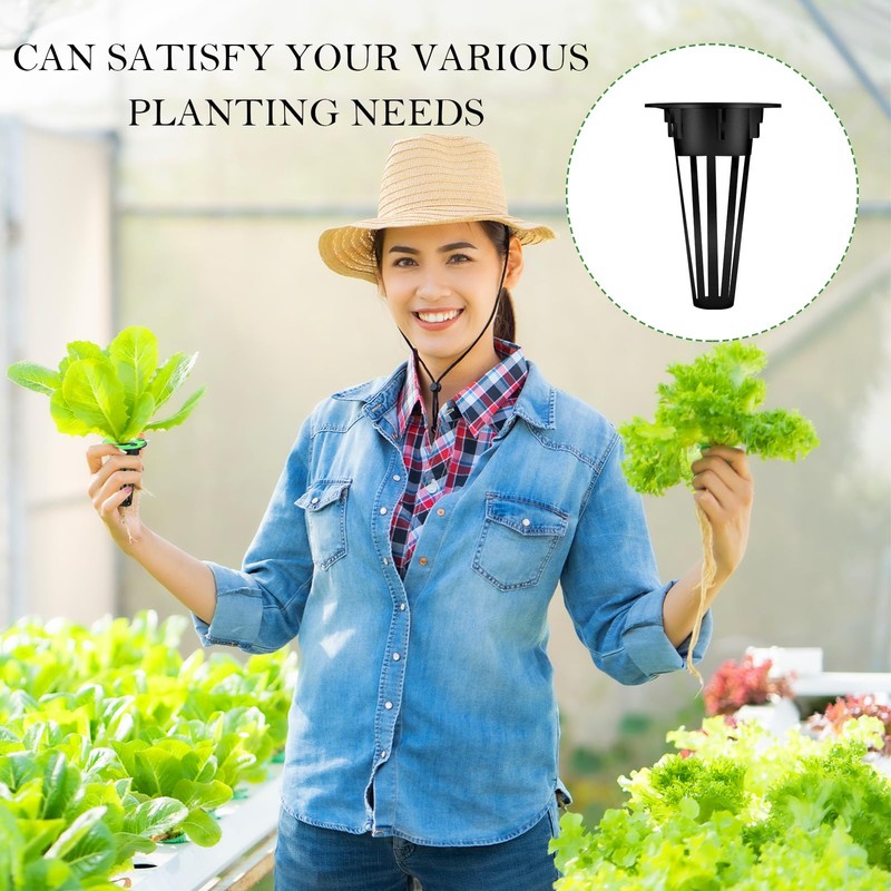 Cunhill 100 Pcs Hydroponic Growing Kit Include 50 Pcs Plant