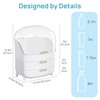 Vtopmart 3-Tier Skincare Makeup Organizer with Drawers and Lid for