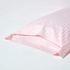 HOMESCAPES Pink Pure Egyptian Cotton Oxford Pillowcase Standard Size 330