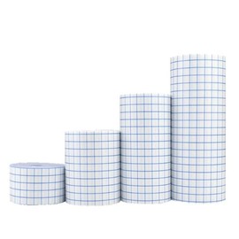 Medizinisches Klebeband, 10 M Flexibles Selbstklebendes Fixierband, Atmungsaktives Und Dehnbares Weißes Bandage Zur Befestigung Von Pflastern, Mullkissen Und Kathetern (10 Cm X 10 M)