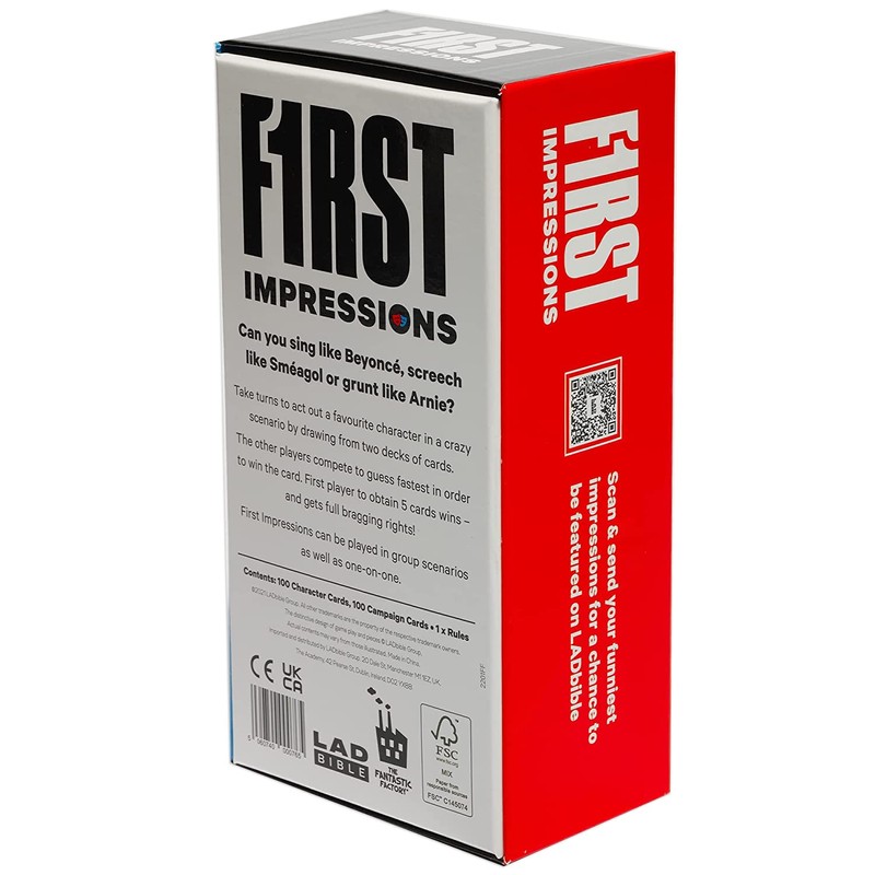 LADbible FIRST IMPRESSIONS The Party Game Where Every Impression Counts