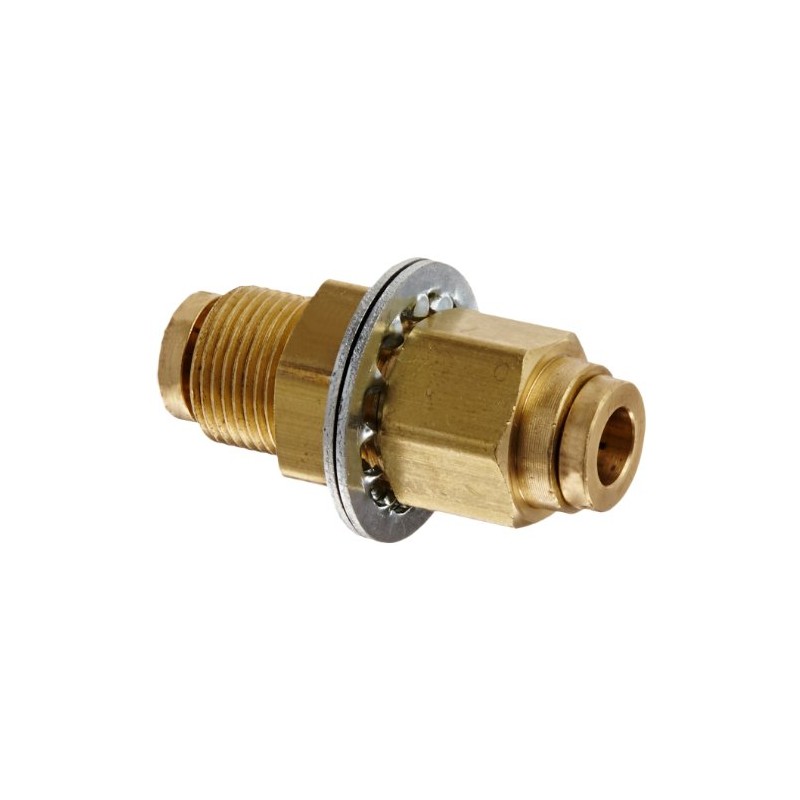 Eaton Weatherhead 1874X4X4 Brass CA360 D.O.T. Air Brake Tube Fitting,
