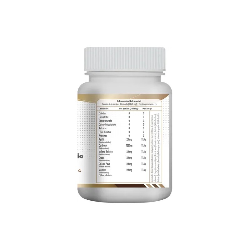 Mushroom Vitality 60cap 3balancepoints Energíaconcentración