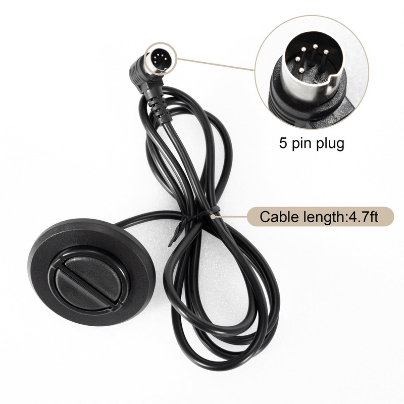 Fromann Recliner Switch 2 Button 5 Pin Round Hand Control