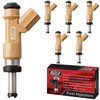 MACAX Set of 6 Fuel Injectors 23209-39215 FJ1087 Replacement Compatible