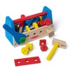 Melissa & Doug Take-Along Tool Kit Wooden Construction Toy (24