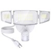 Olafus 42W Motion Sensor Outdoor Light Plug in, Motion Flood