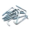LQ Industrial 12PCS Long Square Bend Hook Lag Screw Shoulder