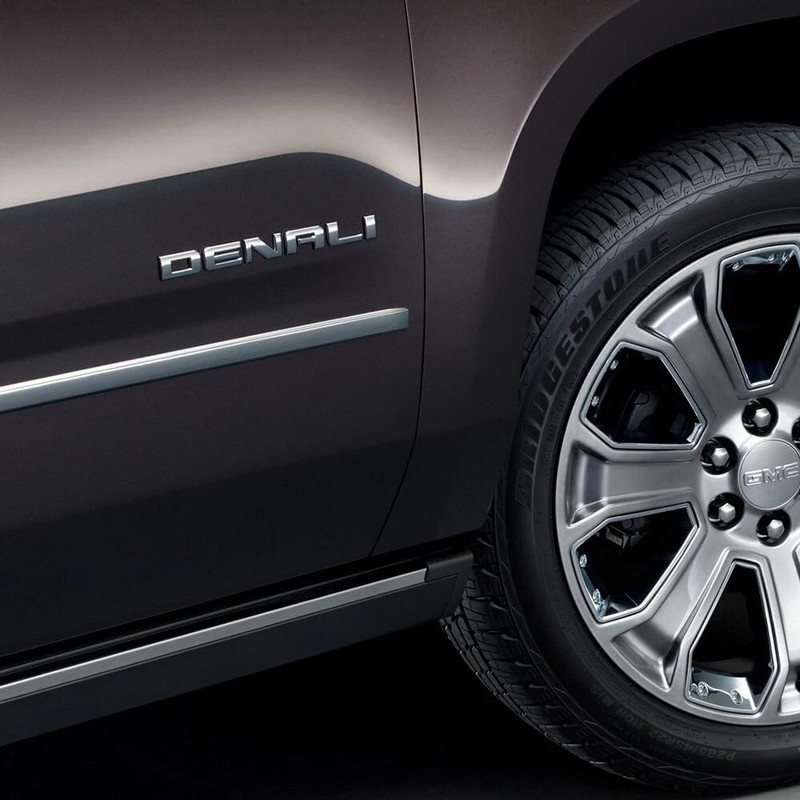 1x Denali Emblem Car Badge Nameplate Compatible with 2007-2020 Yukon