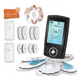 Electroestimulador Muscular Portátil Rooftop RFBE001 36 Modos 2 Canales TENS EMS
