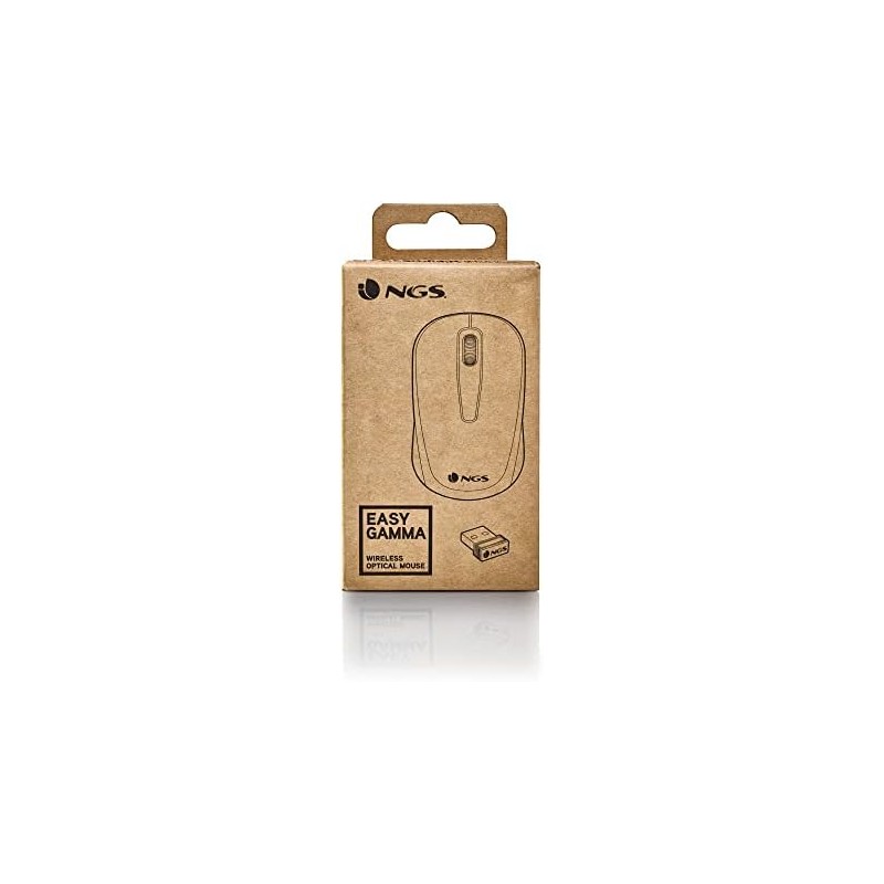 NGS Easy Gamma - Ratón óptico inalámbrico Nano Receptor de