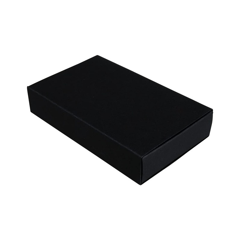 Rayher 67368576 67368576 Large Blank Black Matchboxes 6 Cardboard Boxes