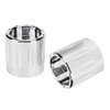 2pcs Aluminum Alloy Motorcycle Axle Skull Nut Bolt Cover Cap