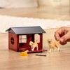schleich Farm World 42722 Dog Kennel with Golden Retrievers, from