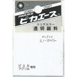 ピカエース ネイル用パウダー カラーパウダー 透明顔料 #900 スノーホワイト 2g アート材