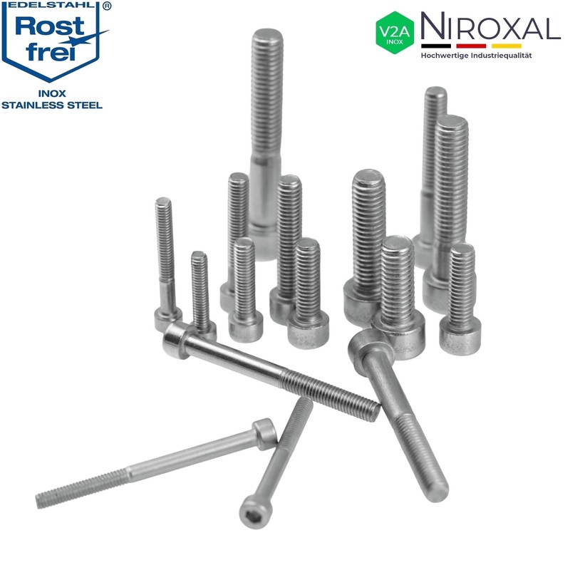 Stainless Steel Cylinder Head Screw Rustproof V2A M4 (=4 mm)