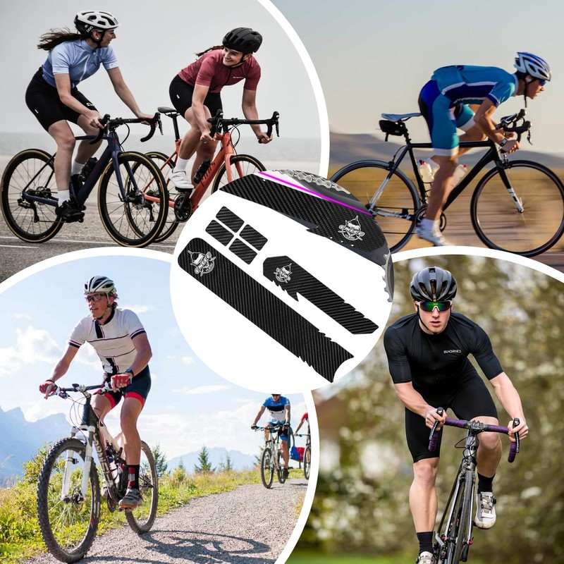 CHENNAN Bicycle Frame Protection Carbon Sticker Bicycle Frame Protection Sticker