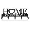 SirHoldeer Wall Coat Hooks, Black Coat Hook, Coat Rack with