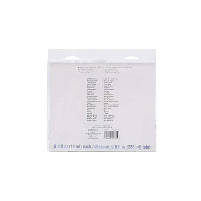 Necessities 24 Color Acrylic Paint Value Pack by Artist's Loft