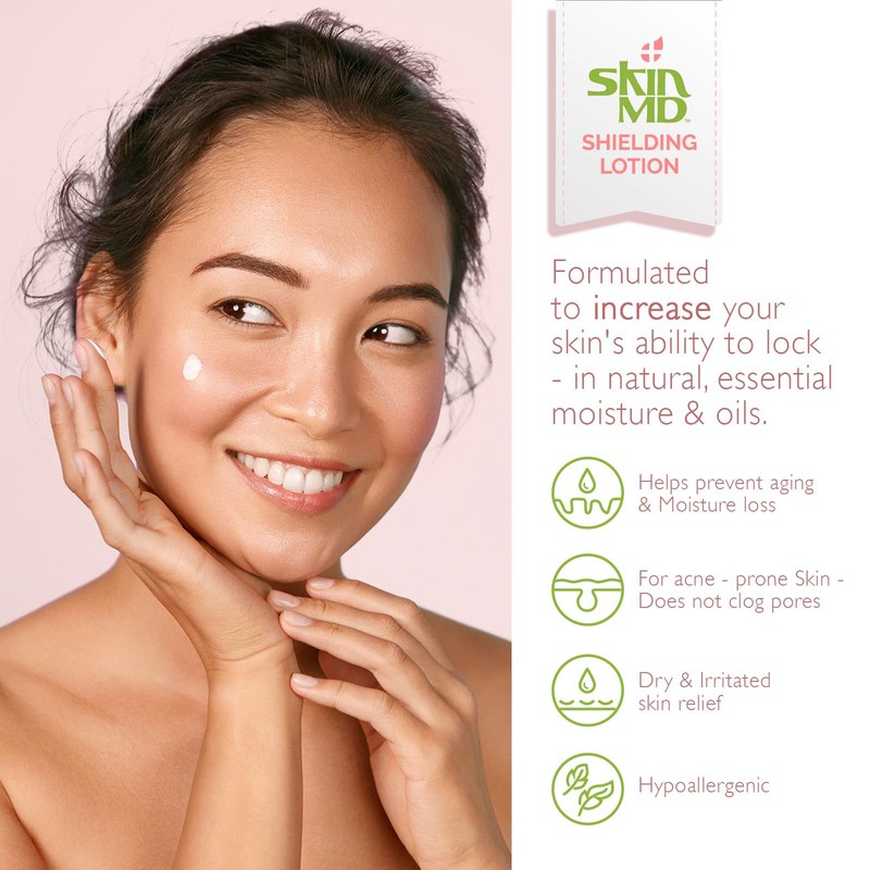Skin MD Shielding Lotion - 4oz Hydrating Body Lotion for