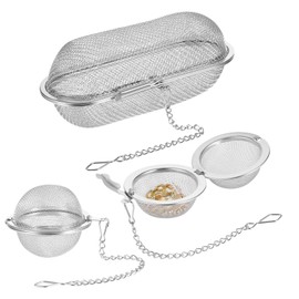 3 Pack Ultrasonic Cleaner Basket, Small Parts Jewelry Cleaning Basket Stainless Steel Parts Washer Mesh Basket for Ultrasonic Jewelry Cleaner Small Part and Jewelry Cleaner