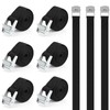 Pack of 6 lashing straps, strong load capacity, fastening straps,