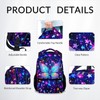 COZYAURA Butterfly Backpack for Girls, 17 Inch Kids School Bag
