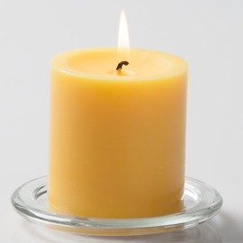 Richland® 3" X 3" Hand Poured Yellow Pillar Candle