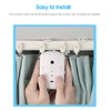 ERYUE Curtain Controller, 2Pcs Smart Electric Curtain Motor Curtains Rod