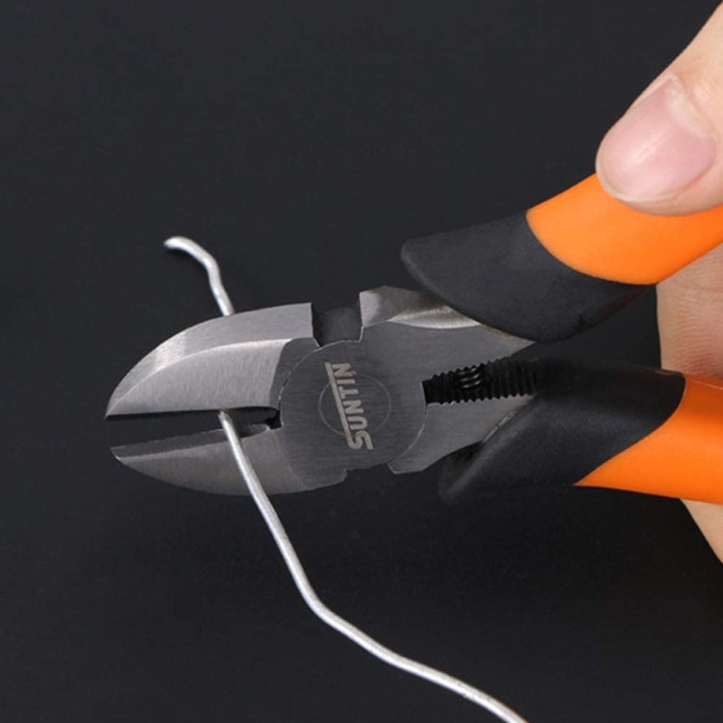nuosen 6 inch Precision Wire Cutters, Metal Side Cutters Diagonal