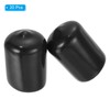 PATIKIL 14MM Vinyl Rubber End Caps, 20 Pack Flexible Bolt